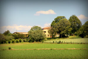 Paysage autour du gîte le Chacelou à Châteaudouble dans la Drôme